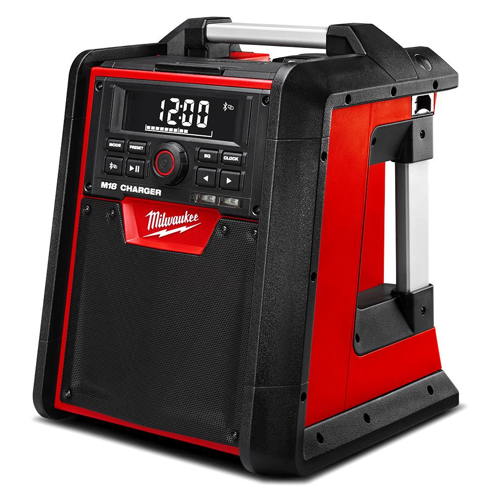 Milwaukee M18RC 0 18V Li Ion Cordless Worksite Radio Charger Skin Only