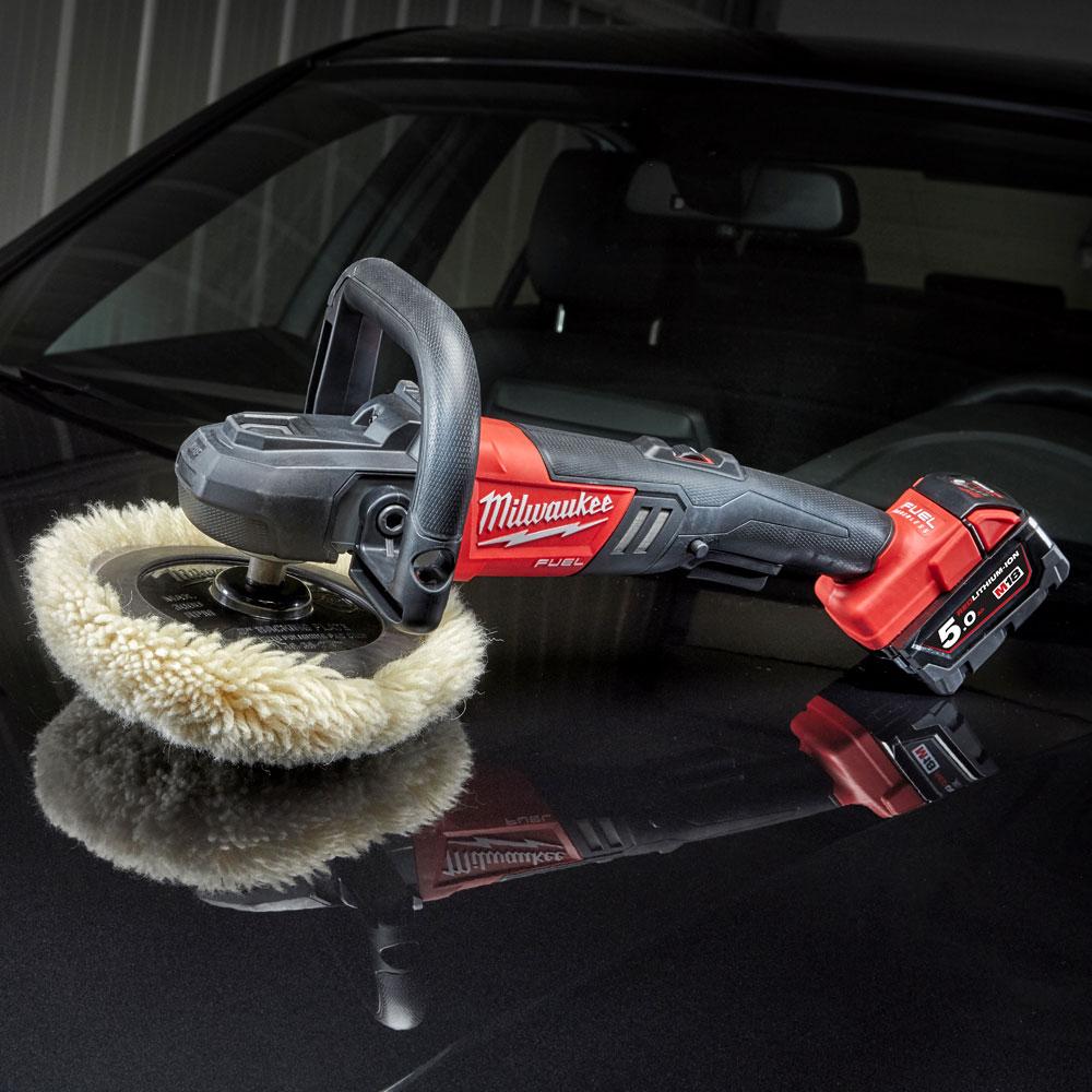 Milwaukee M18FAP180 0 18V Li ion 180mm 7 Cordless Fuel Rotary Polisher Skin Only