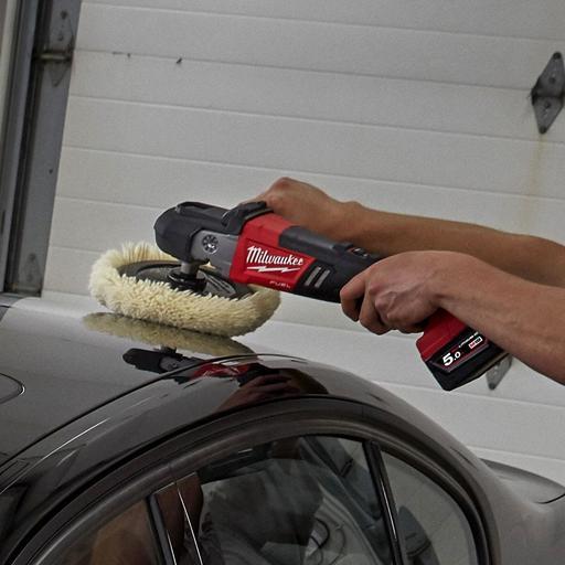 Milwaukee M18FAP180 0 18V Li ion 180mm 7 Cordless Fuel Rotary Polisher Skin Only