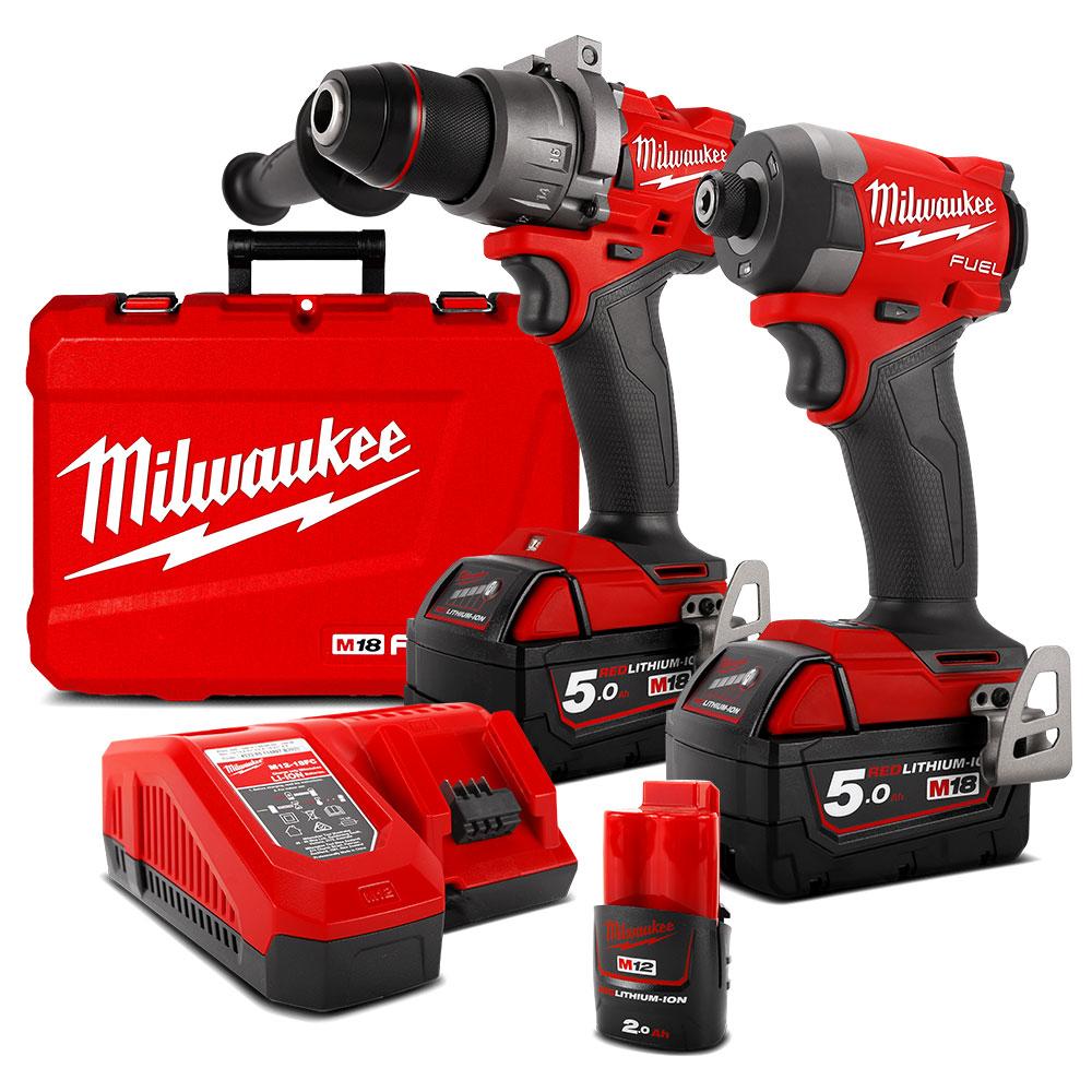 Milwaukee fuel impact and drill set best sale