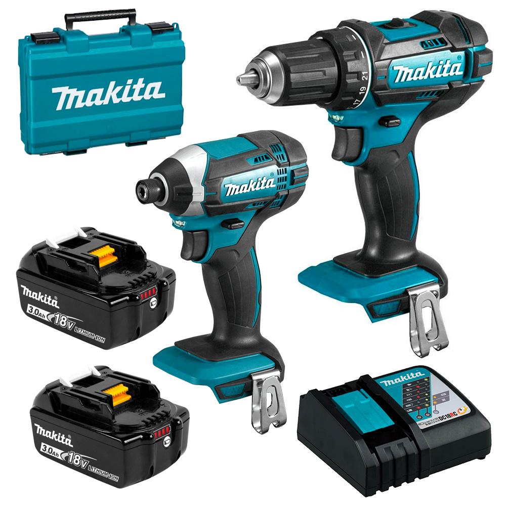 Makita DLX2131X 18V 3.0Ah Li ion Cordless 2pce Combo Kit