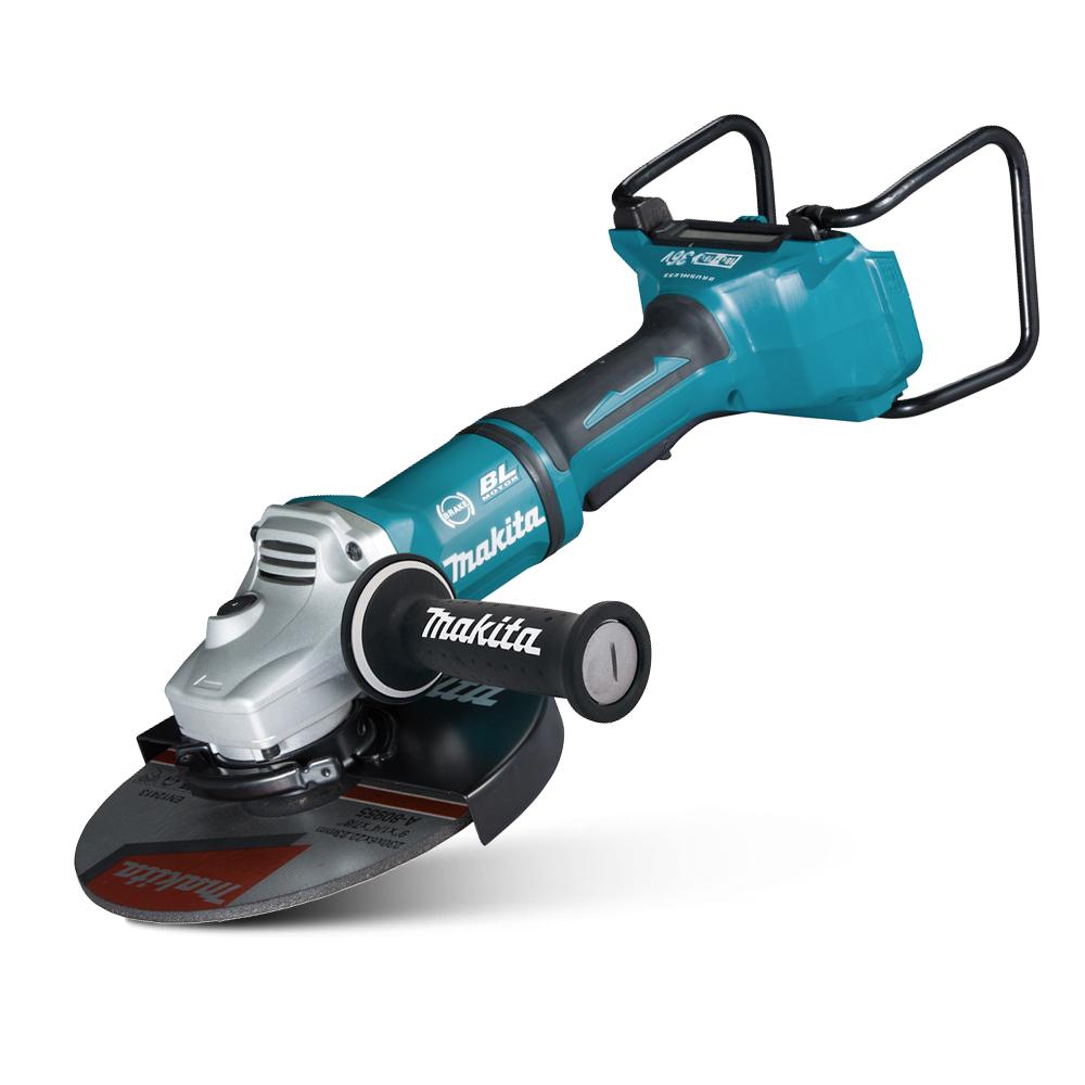 Makita DGA901ZKX1 36V 18V x 2 Li Ion Cordless Brushless 230mm 9 Angle Grinder Skin Only