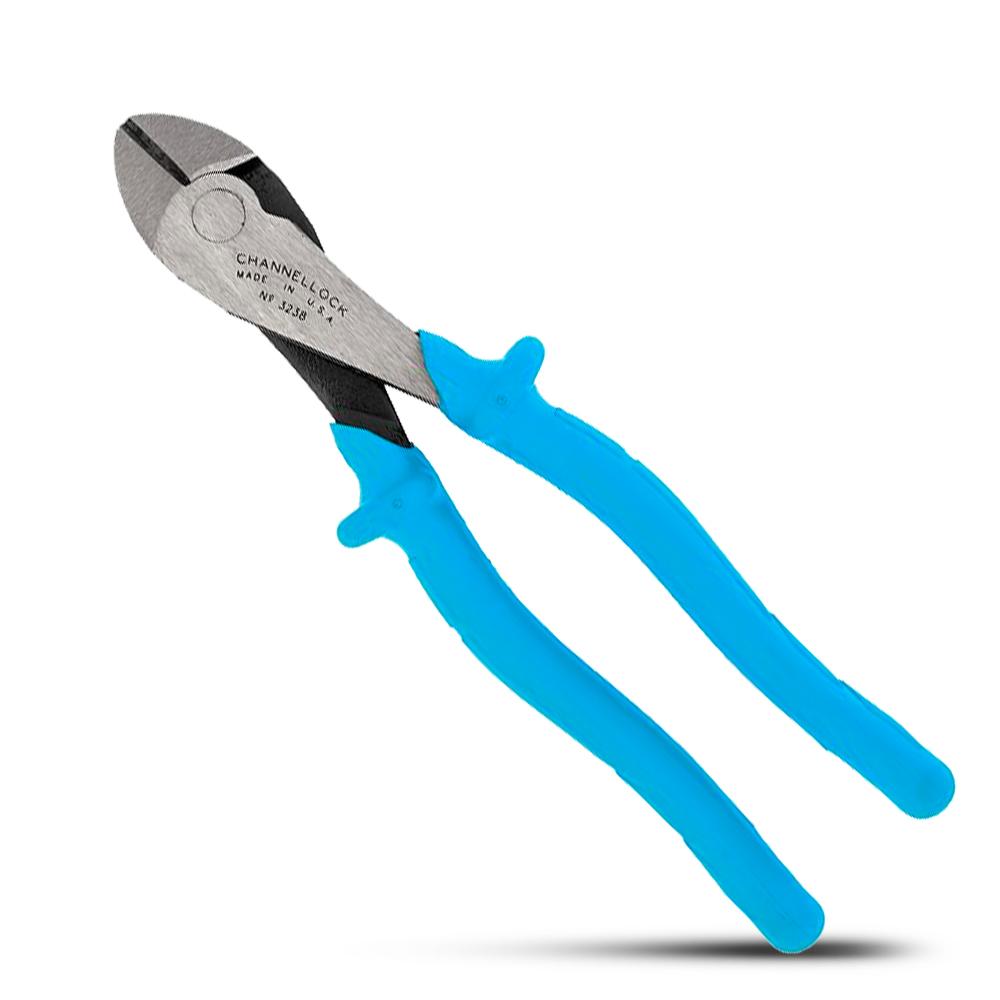 Channellock 318 Long Nose Pliers With Side Cutter – 8.375 Inch, Made In USA