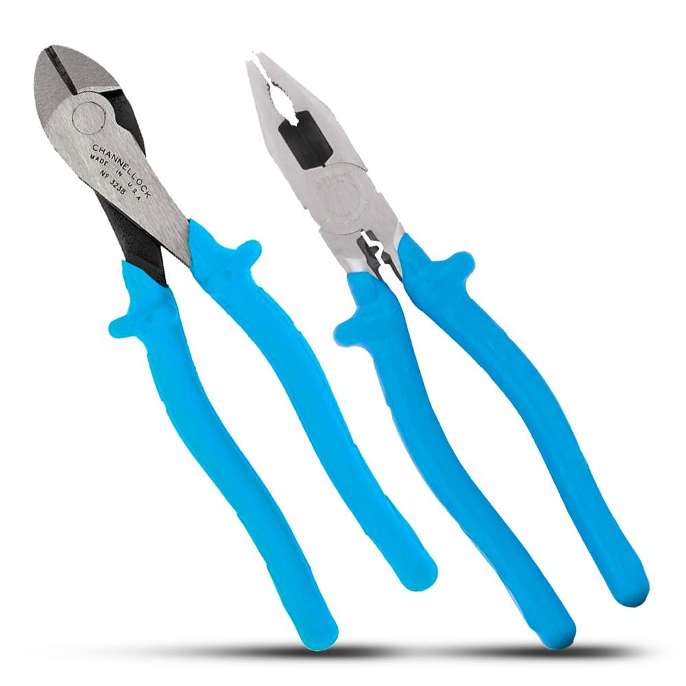 Channellock CHPG2 2pce Insulated Linesman Cutting Pliers