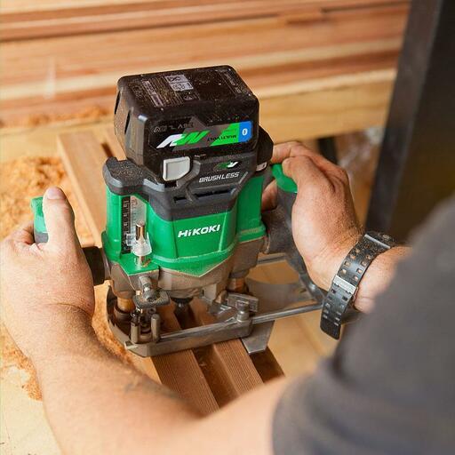 HiKOKI M3612DA G4Z 36V Li ion Cordless Brushless 1 2 Plunge Router Skin Only