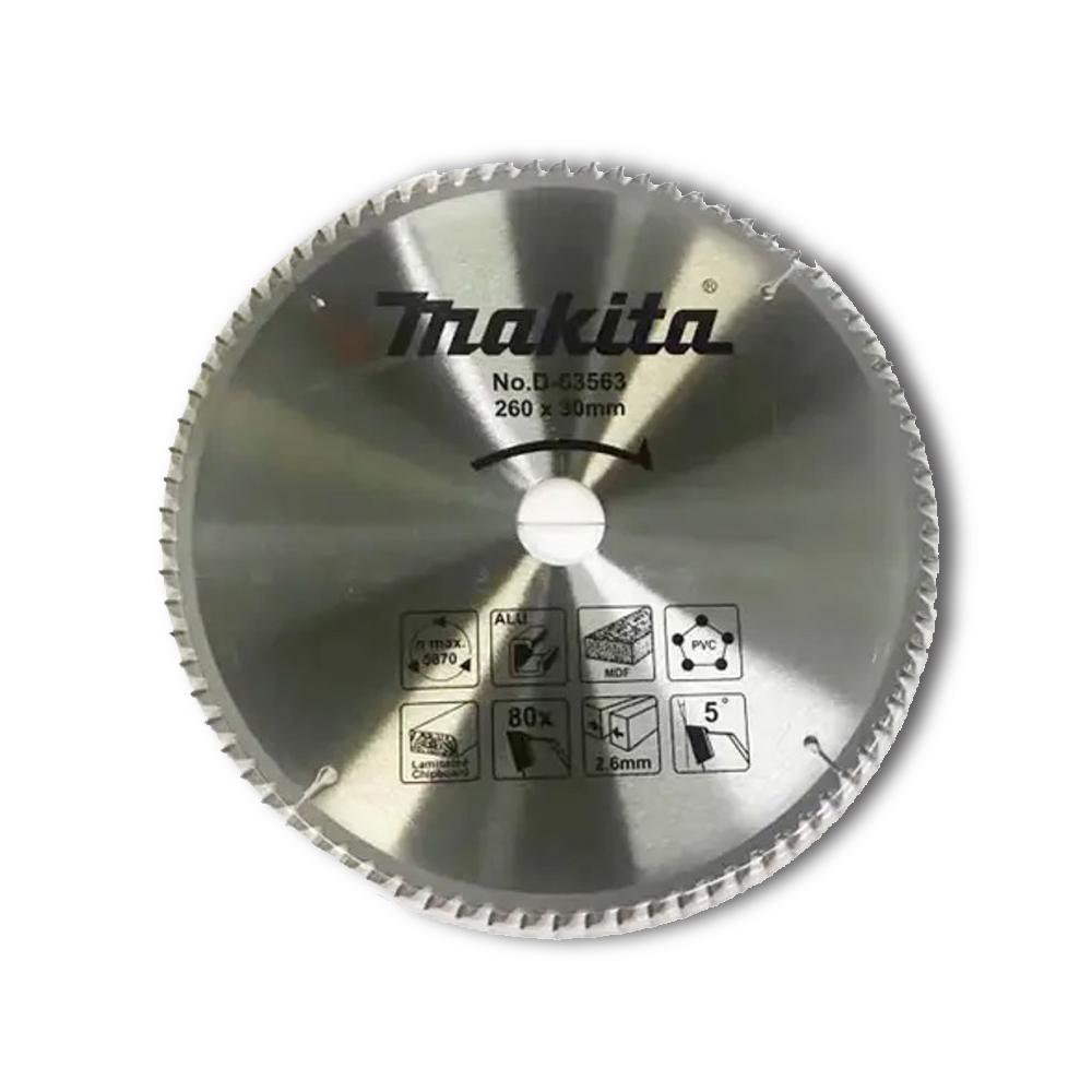 Makita D 63563 Multi Purpose TCT Saw Blade 260mm x 30 x 80T