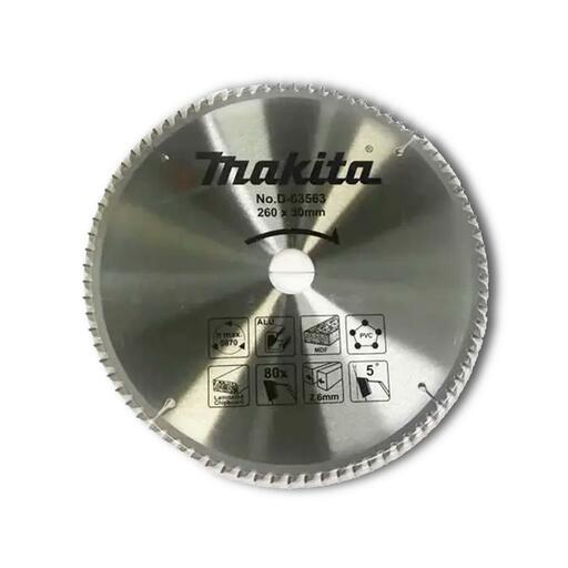 Makita D 63563 Multi Purpose TCT Saw Blade 260mm x 30 x 80T