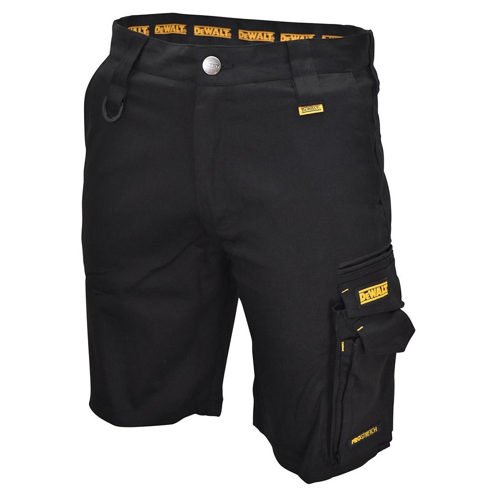 DeWalt DC14600138 Bennington Stretch Work Shorts 34 Black