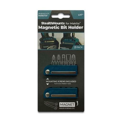 StealthMounts BM-BHMKBLU2 2-Pack Blue Bit Holder