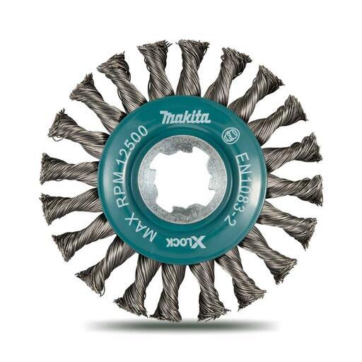 Makita D 73405 115mm X Lock Thick Knot Steel Wire Brush