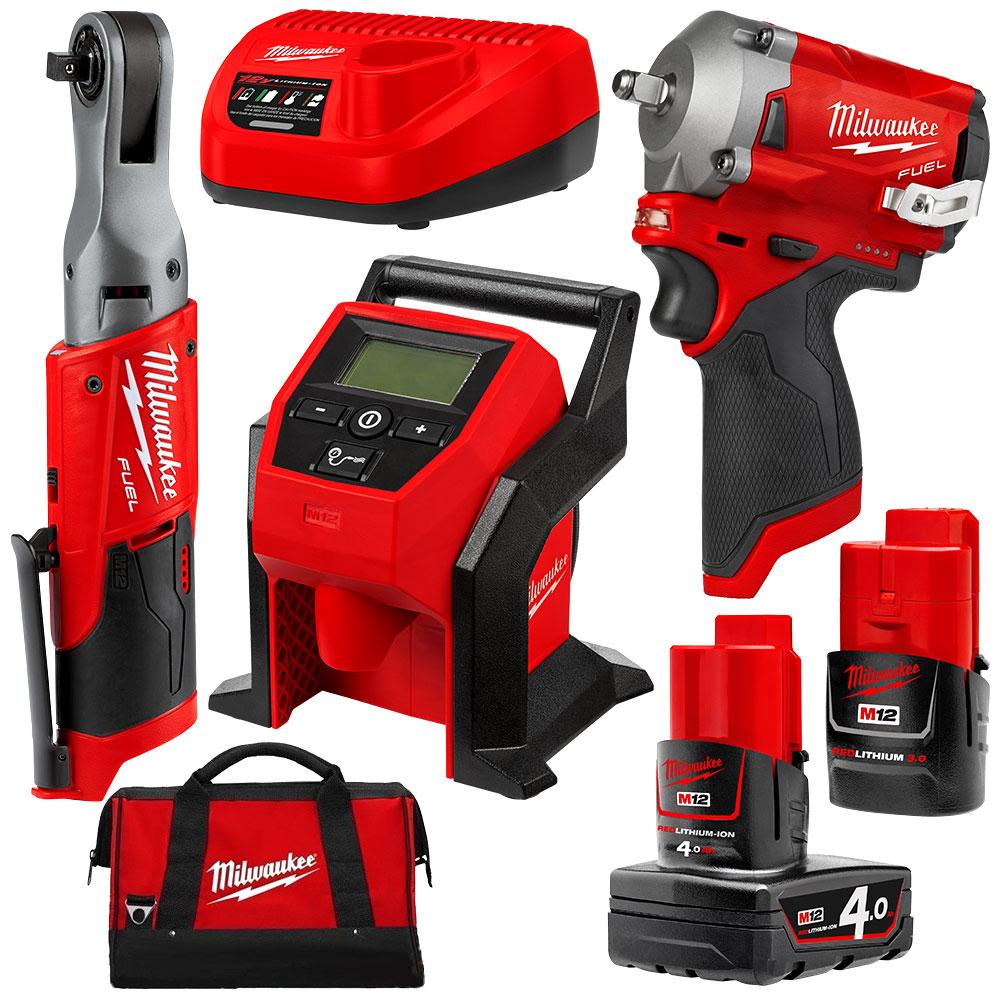 Milwaukee impact ratchet combo new arrivals