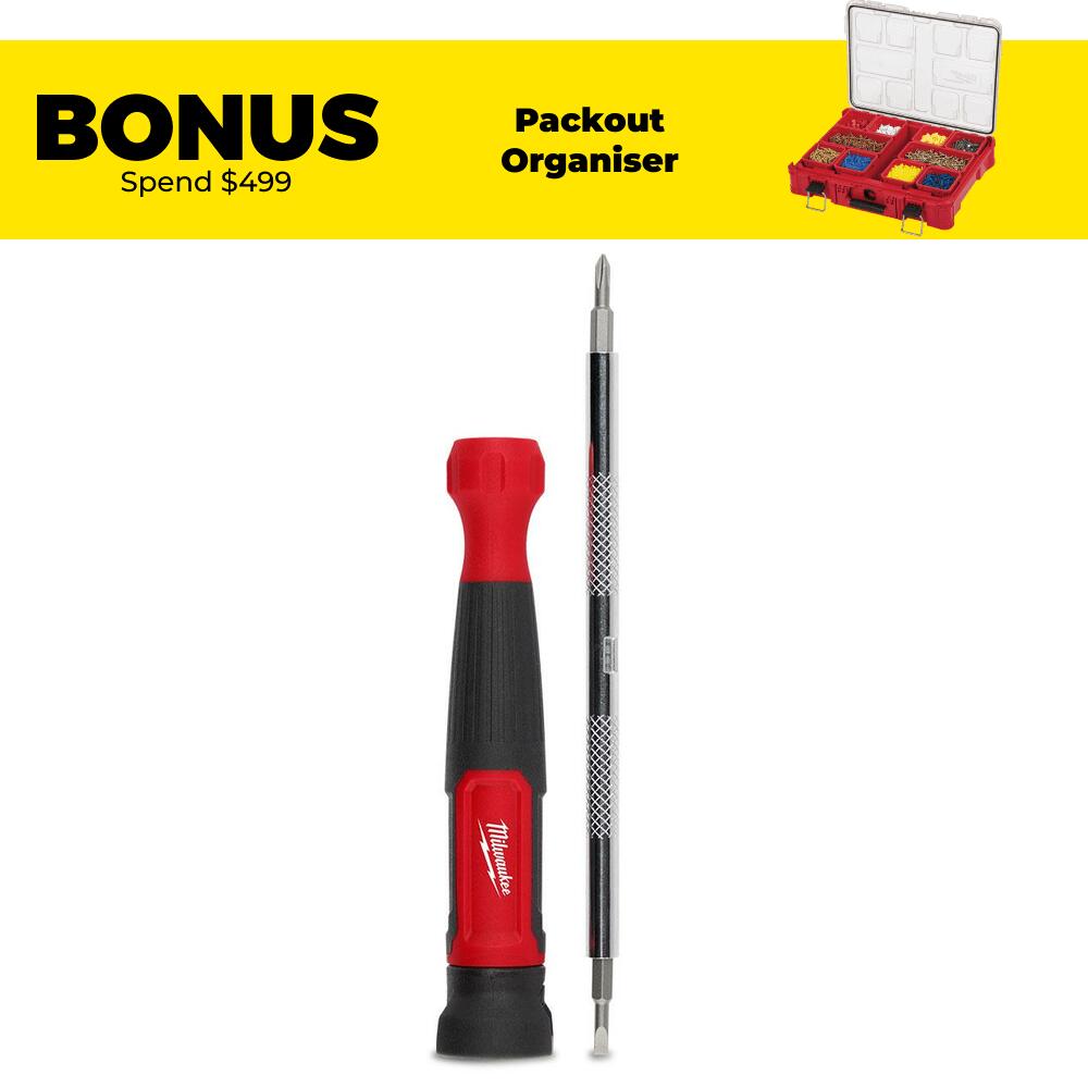 Milwaukee 48222930 4-in-1 Precision Multi-bit Screwdriver