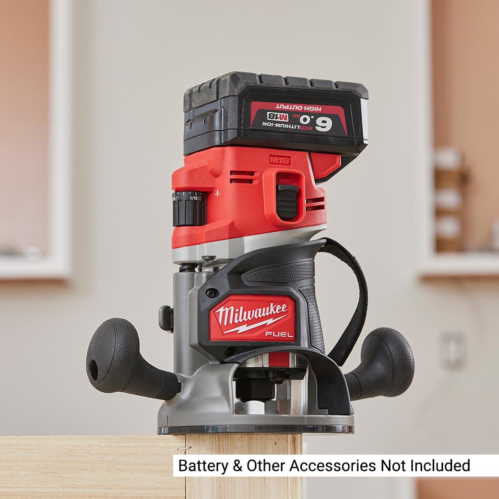 Milwaukee M18FR120B 18V Li ion Cordless Fuel 1 2 Router Skin Only