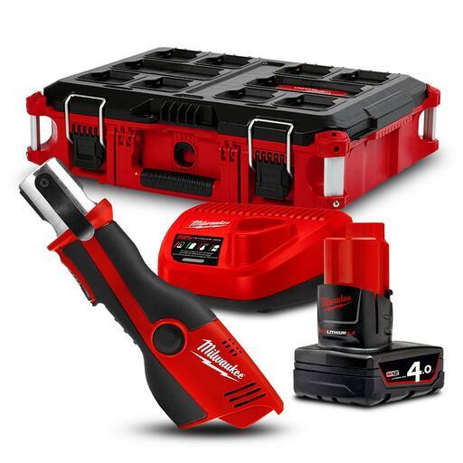 Milwaukee M12HPT 401P 12V 4.0Ah Li ion Cordless Force Logic Press Tool Combo Kit