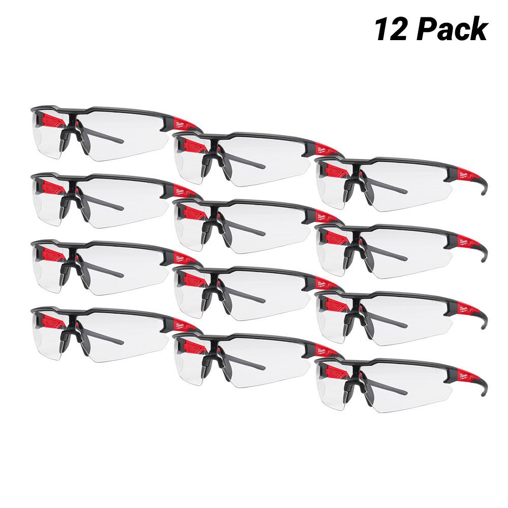 Milwaukee 48732901A 12-Pack Clear Safety Glasses