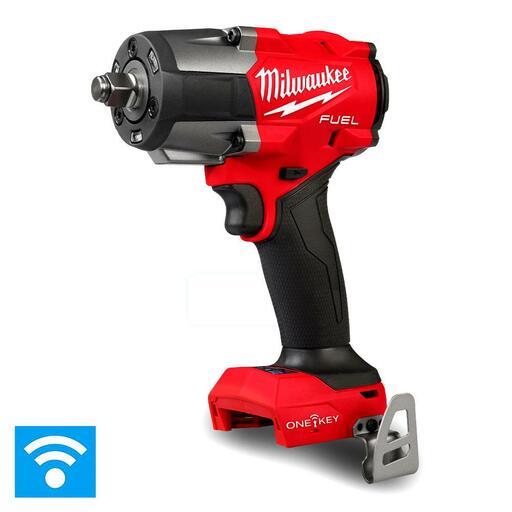 Milwaukee M18ONEFMTIW2FC120 18V Li ion Cordless Fuel ONE KEY 1 2 Controlled Mid Torque Impact Wrench with Firction Ring Skin Only