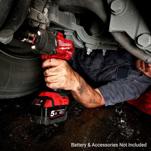 Milwaukee M18FHIW2F120 18V Li ion Cordless Fuel 1 2 Drive High Torque Impact Wrench with Friction Ring Skin Only