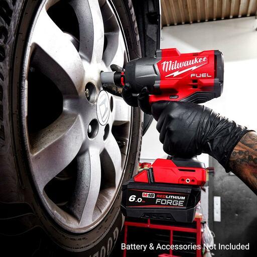 Milwaukee M18FHIW2F120 18V Li ion Cordless Fuel 1 2 Drive High Torque Impact Wrench with Friction Ring Skin Only