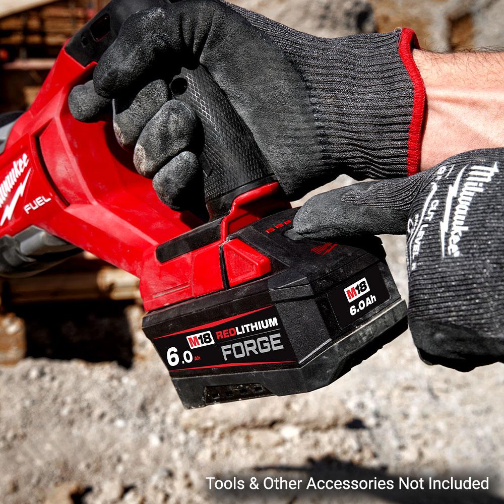 Milwaukee M18FB6 18V 6.0Ah REDLITHIUM Cordless FORGE Battery