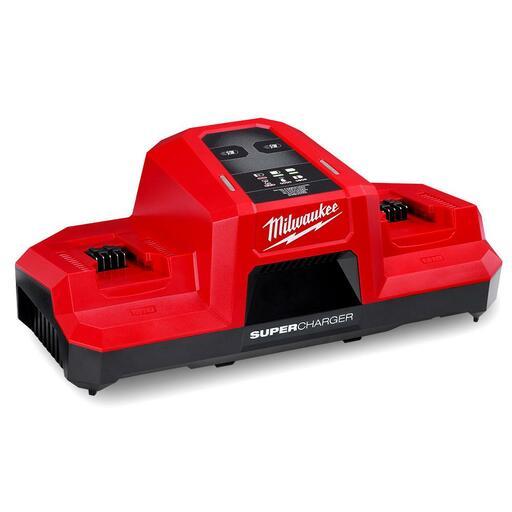 Milwaukee M18DBSC 18V Li ion Dual Bay Super Battery Charger