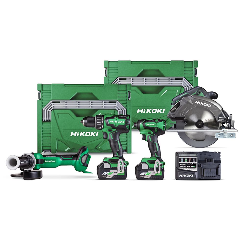 HiKOKI KC36184DA(GRZ) 18V/36V 2.5Ah Li-Ion Cordless Brushless 4pce