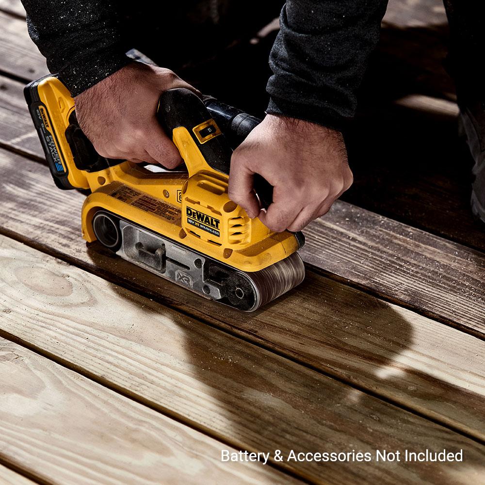 DeWalt DCW220N XJ 18V XR Li ion Cordless Brushless 533mm 21 Belt Sander Skin Only