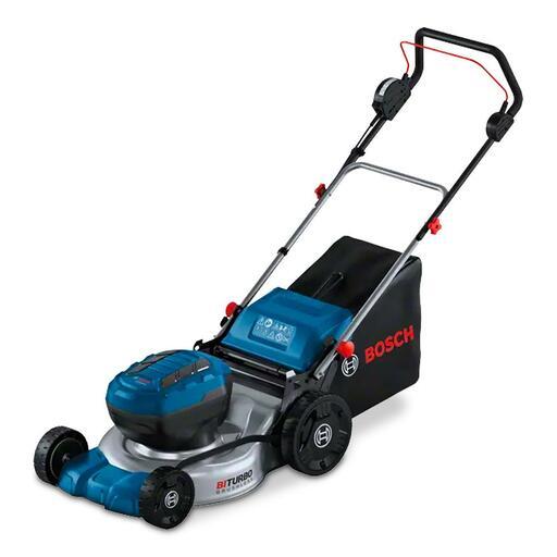 Bosch cordless lawn mower with 2 batteries discount