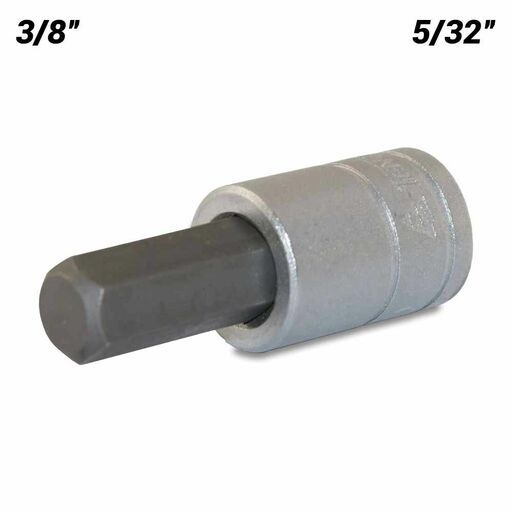 7 Piece 3/8\" Drive Hex Bit SAE Socket Set