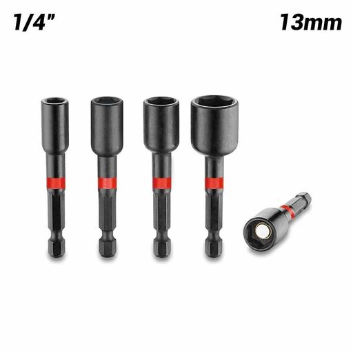 Milwaukee 49664568 2pce SHOCKWAVE QUIK-CLEAR 2-in-1 Magnetic Nut