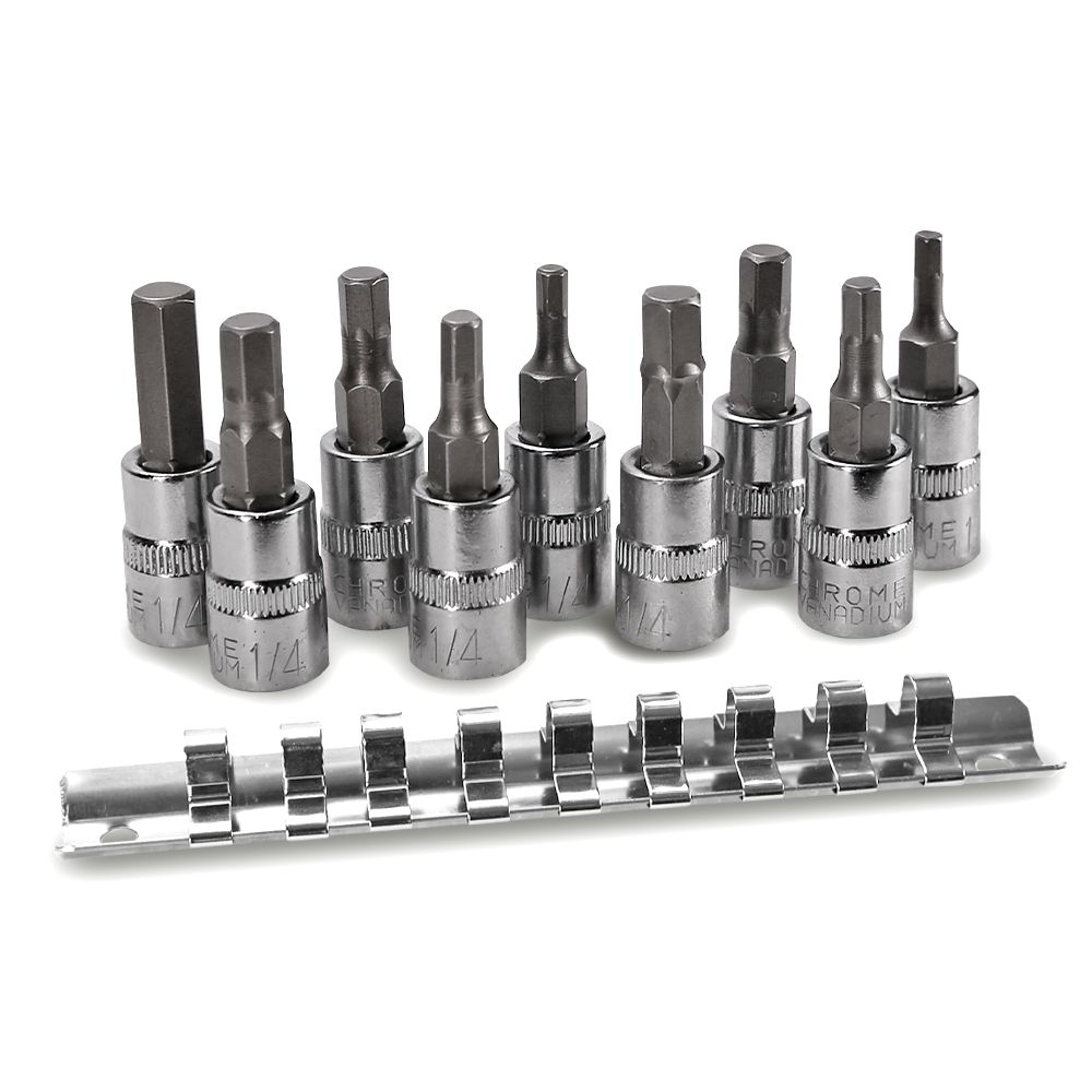 Daytona D914MSIS 9pce 1 4 Drive Metric SAE In Hex Socket Set