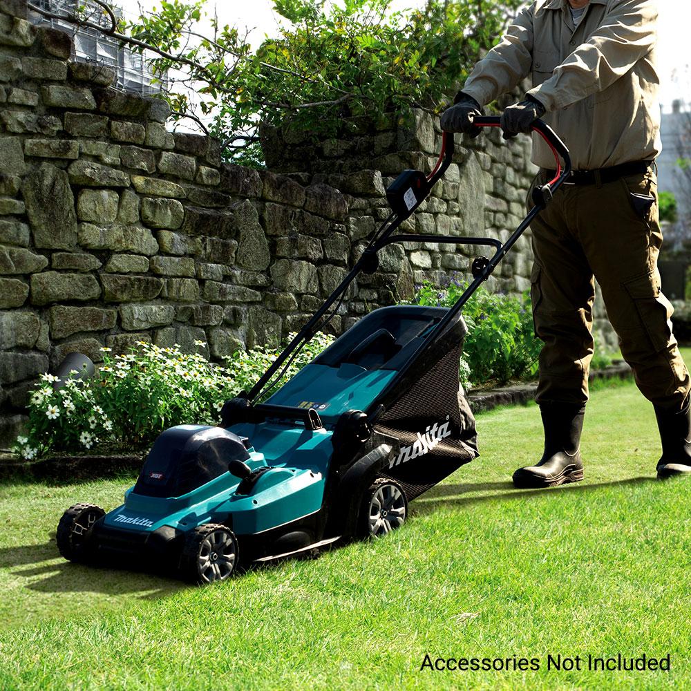 Makita LM004GM103 40V Li ion 430mm 17 Lawn Mower Combo Kit