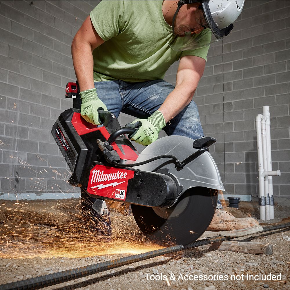 Milwaukee MXFCOS350G2 0 MX FUEL Li ion 355mm 14 ONE KEY Cut Off Concrete Saw Skin Only