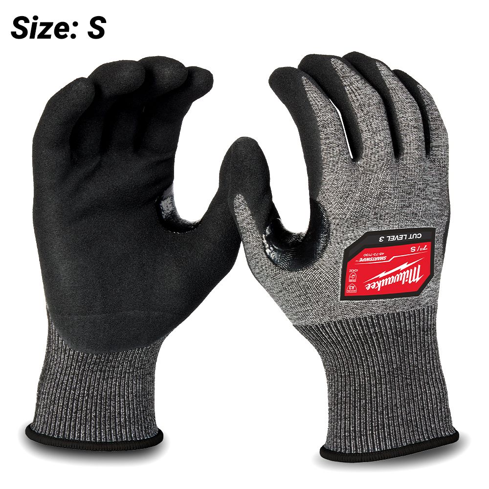 Milwaukee 4873713 Cut Level 3(C) High Dexterity Nitrile Dipped Gloves