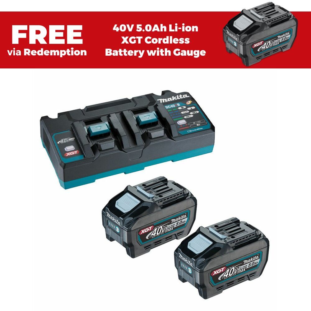 Makita 1913Y7-1 (DC40RB 2x BL4050F) 40V Max Li-Ion