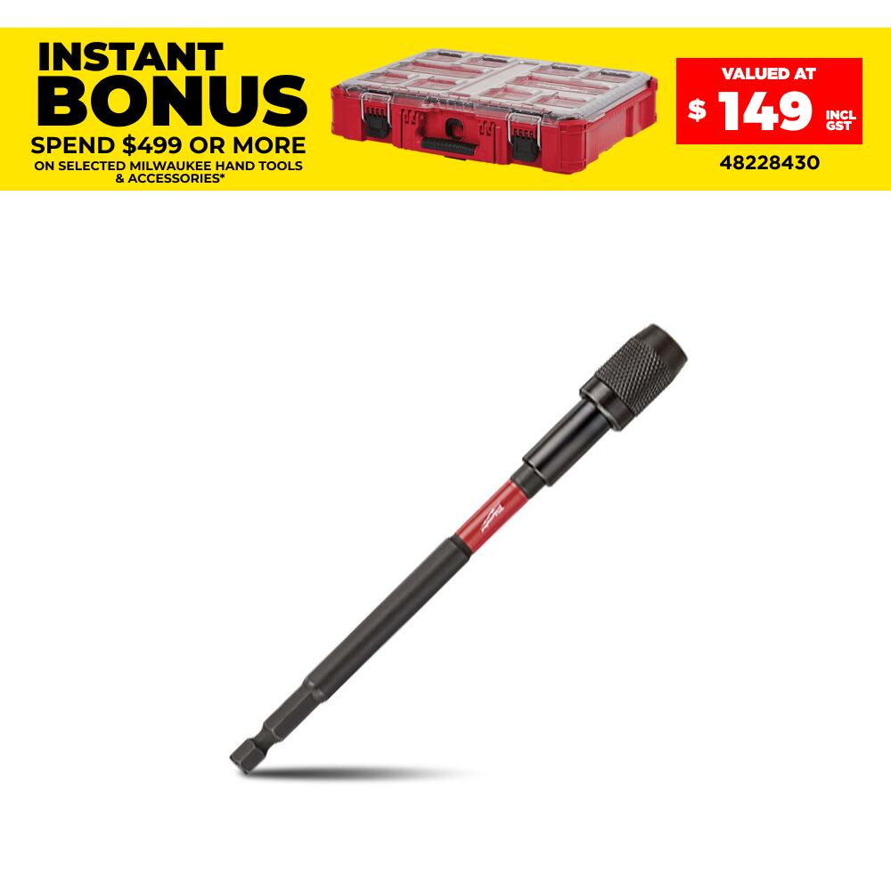 Milwaukee 48324532 150mm Shockwave Impact Lock Bit Holder