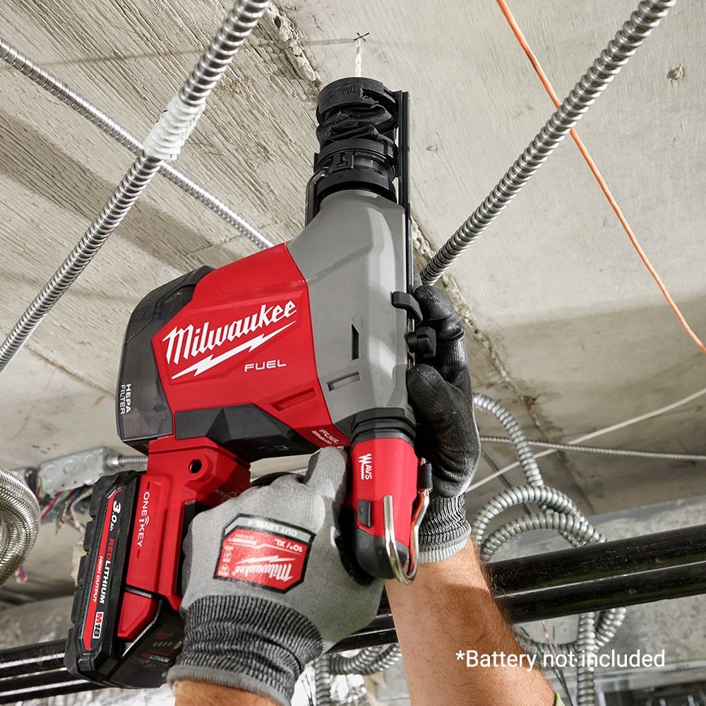 Milwaukee Hammer Drill Vacuum Attachment Milwaukee M18 HAMMERVAC