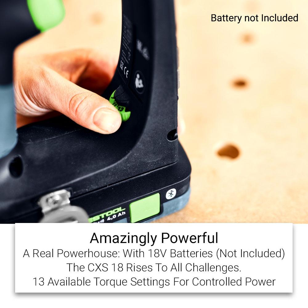 Festool CXS 18-Basic (576882) 18V Li-ion Cordless Brushless