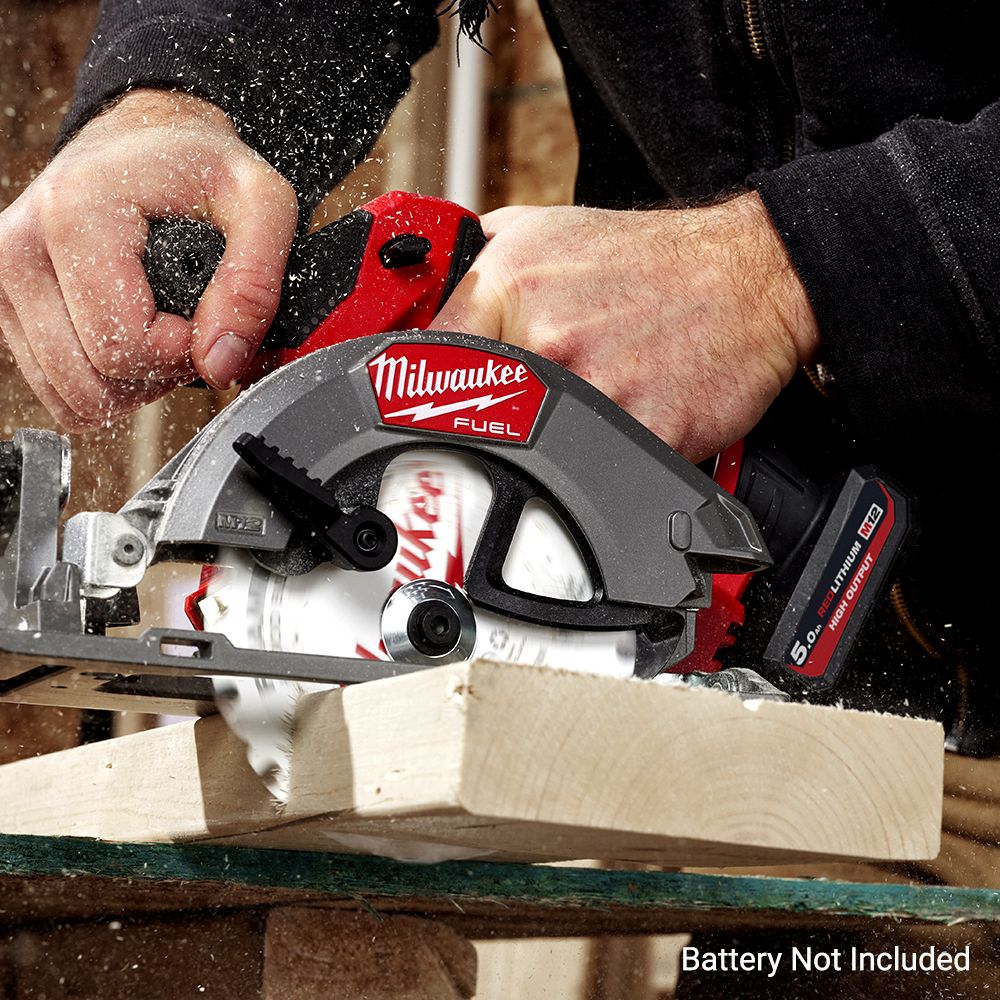 Milwaukee M12FCS4420 12V Li ion Cordless FUEL 140mm 5 1 2 Circular Saw Skin Only