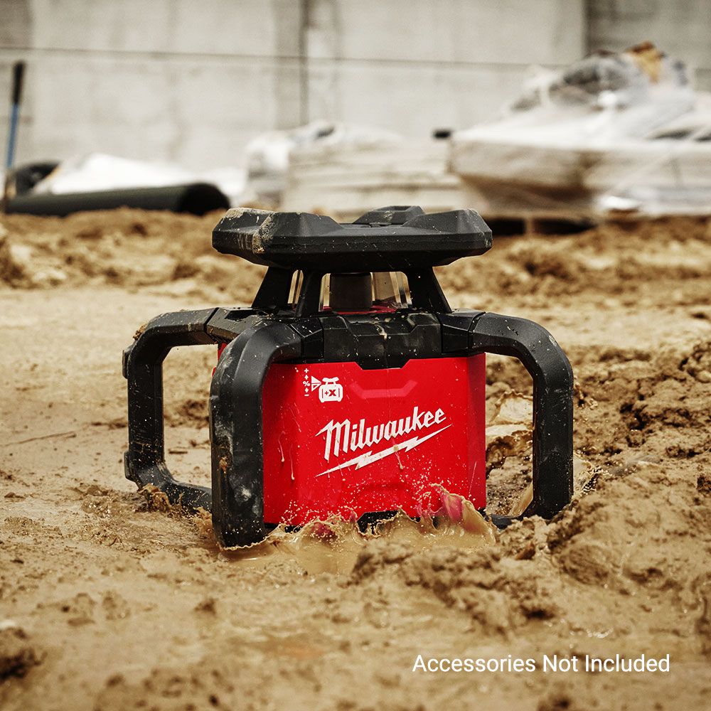 Milwaukee M18RL12200C 18V Li ion ONE KEY 1 220m Dual Grade Rotary Red Beam Laser Skin Only