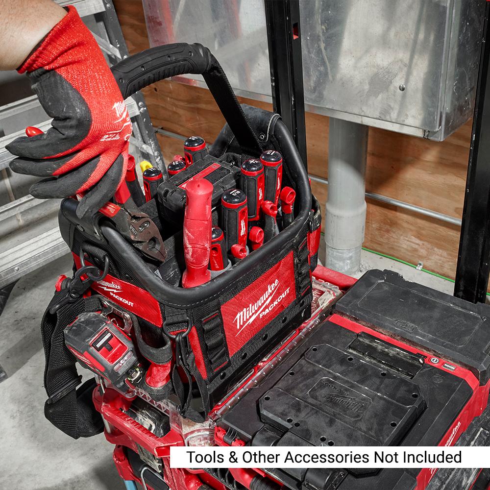 Milwaukee packout tote 10 discount
