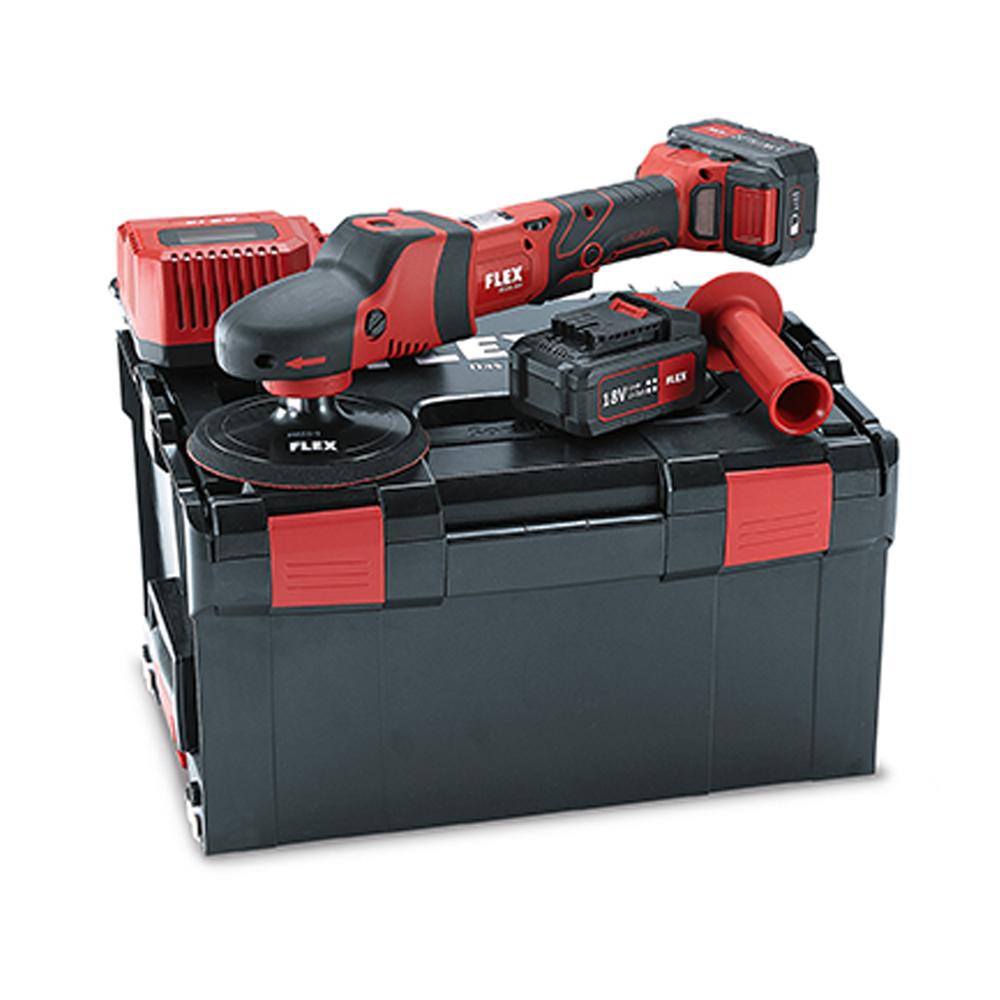 Flex PE 150 18EC B2 512273 18V 5.0Ah Li ion Cordless Brushless 160mm 6 1 4 Rotary Polisher Combo Kit