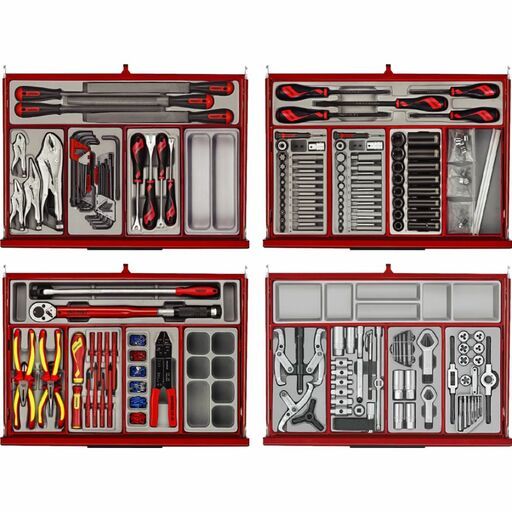 トライアルセット・サンプル Dr.Tengle Teng Tools TKS26B1033T 1033pce 16 Drawer Pro35™ 26