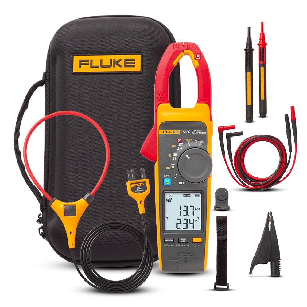 Fluke Fluke-378 FC 1000A AC/DC True-RMS Non-Contact Clamp Meter 
