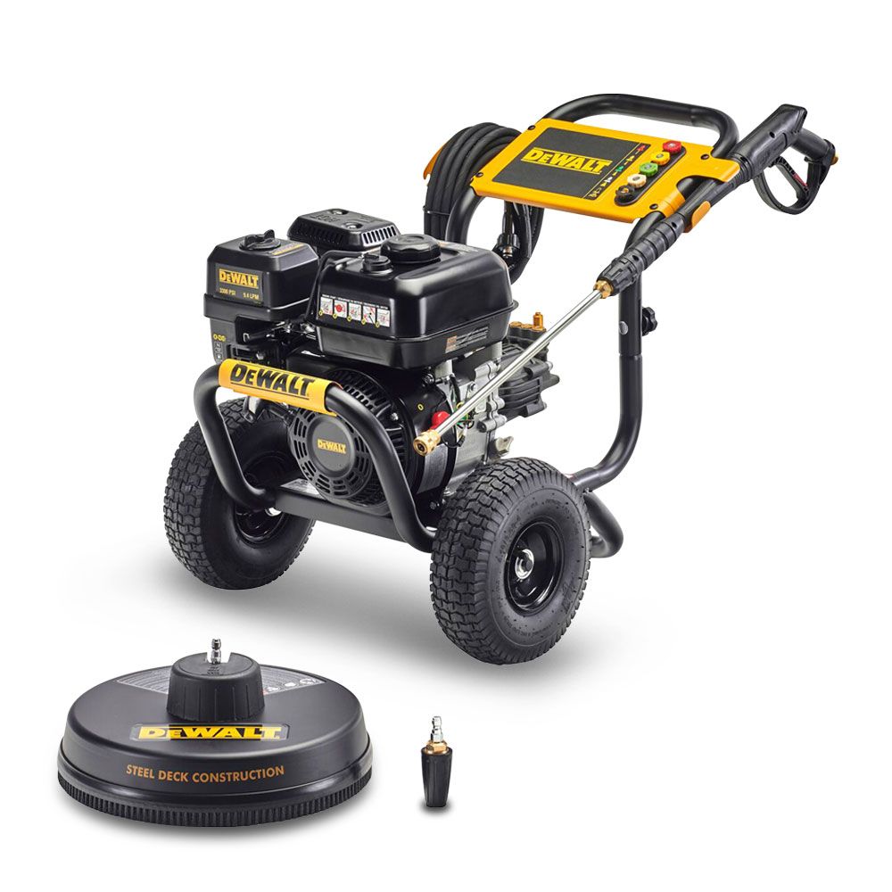 DeWalt DXPW3300 Petrol Pressure Washer 3300PSI 9.4LPM Axial Camp Pump