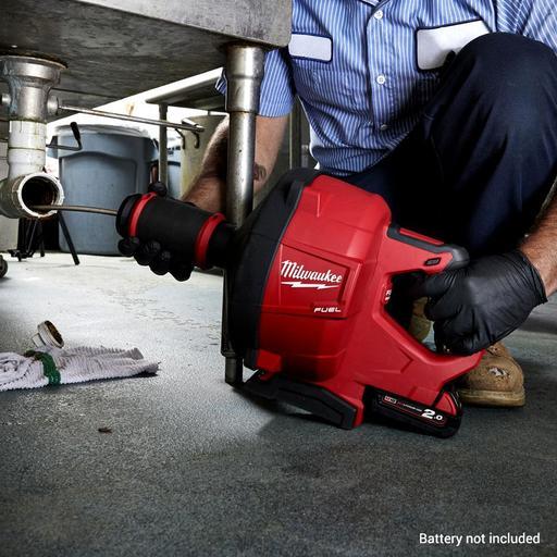 Milwaukee M18FDCPF8 0C 18V Li ion Cordless Fuel Drain Snake Skin Only
