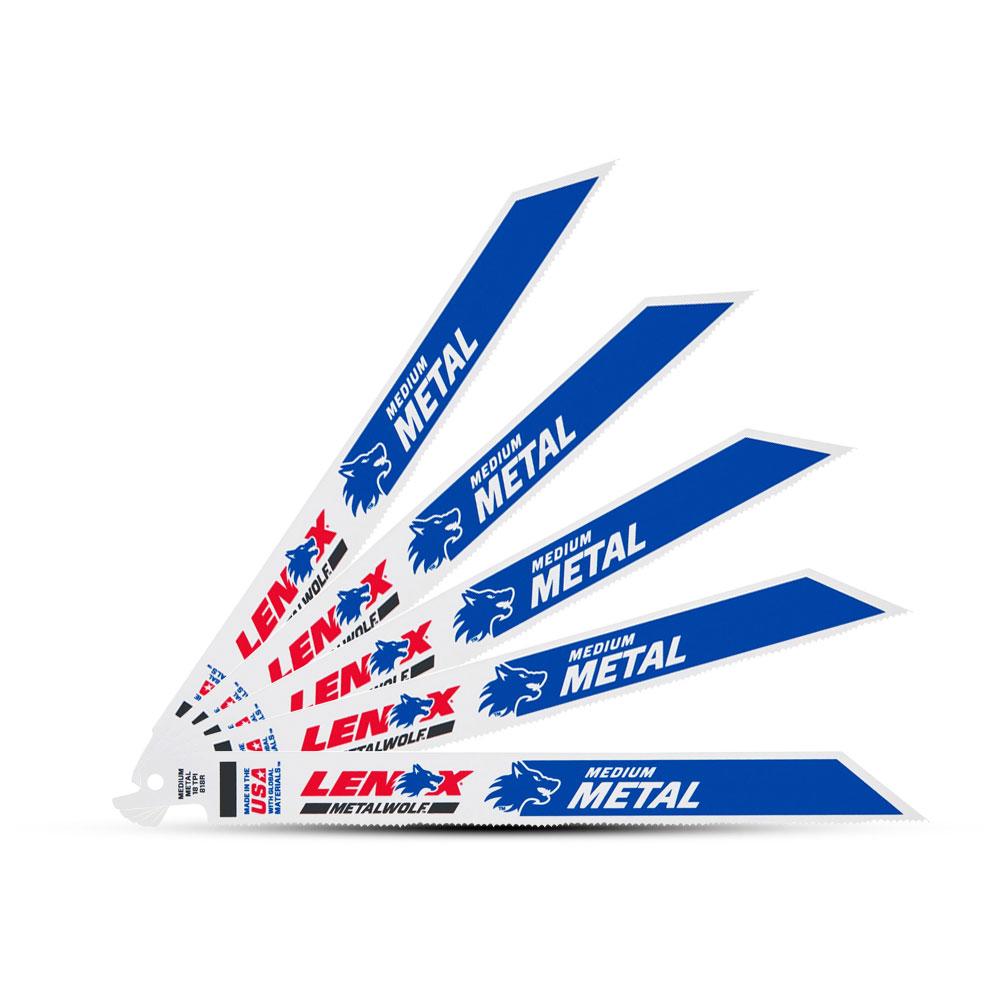 Lenox 20578818R 200mm18TPI Reciprocating Bi-Metal Saw Blade - 5 Pack
