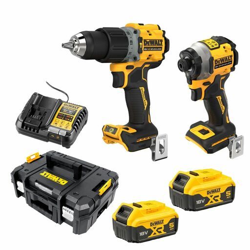 DeWalt DCZ2050P2T XE 18V 5.0Ah XR BRUSHLESS Compact 2pce Combo Kit