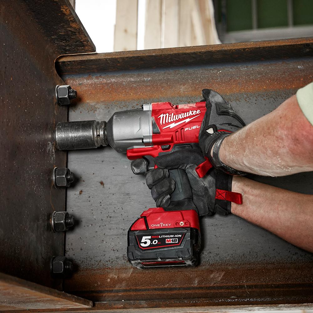 Milwaukee M18ONEFHIWF12 0 18V Li Ion Cordless FUEL ONE KEY 1 2 High Torque Impact Wrench With Friction Ring