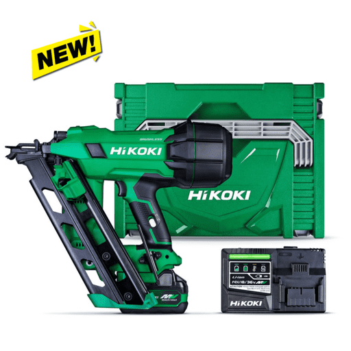 gunshi☆I、 G HiKOKI NR1890DCA(GYZ) 18V MulitVolt Cordless Brushless Gasless