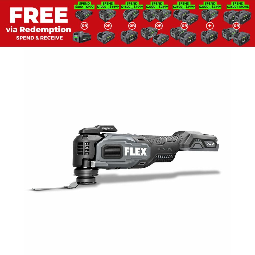Flex FXA4111-Z 24V Li-ion Cordless Brushless Oscillating